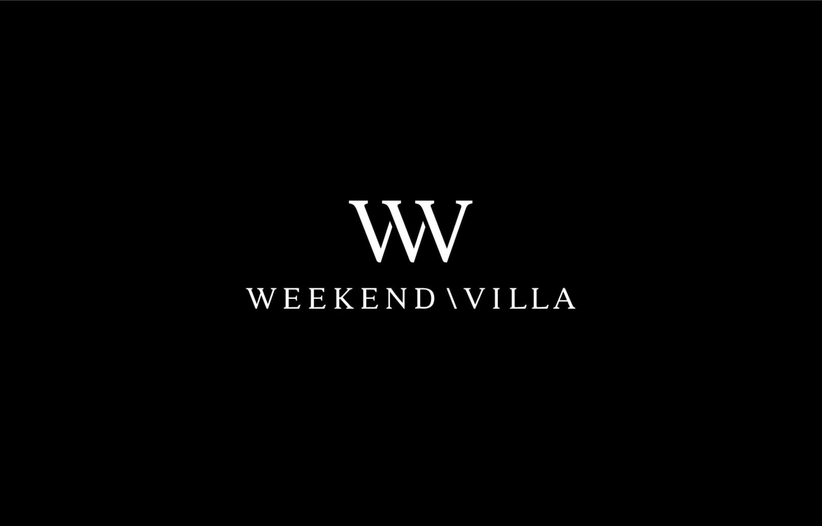 Weekend Villa Logo design